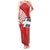 Swiss Football Custom Family Matching Tank Maxi Dress and Hawaiian Shirt 1990-1992 Retro Red Switzerland Vintage