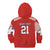 Swiss Football Custom Kid Hoodie 1990-1992 Retro Red Switzerland Vintage