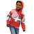 Swiss Football Custom Kid Hoodie 1990-1992 Retro Red Switzerland Vintage