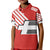 Swiss Football Custom Kid Polo Shirt 1990-1992 Retro Red Switzerland Vintage