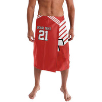 Swiss Football Custom Lavalava 1990-1992 Retro Red Switzerland Vintage