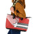 Swiss Football Custom Leather Tote Bag 1990-1992 Retro Red Switzerland Vintage