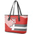 Swiss Football Custom Leather Tote Bag 1990-1992 Retro Red Switzerland Vintage