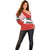 Swiss Football Custom Off Shoulder Sweater 1990-1992 Retro Red Switzerland Vintage