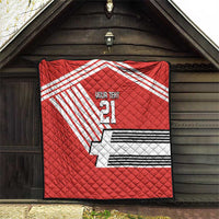 Swiss Football Custom Quilt 1990-1992 Retro Red Switzerland Vintage