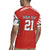 Swiss Football Custom Rugby Jersey 1990-1992 Retro Red Switzerland Vintage
