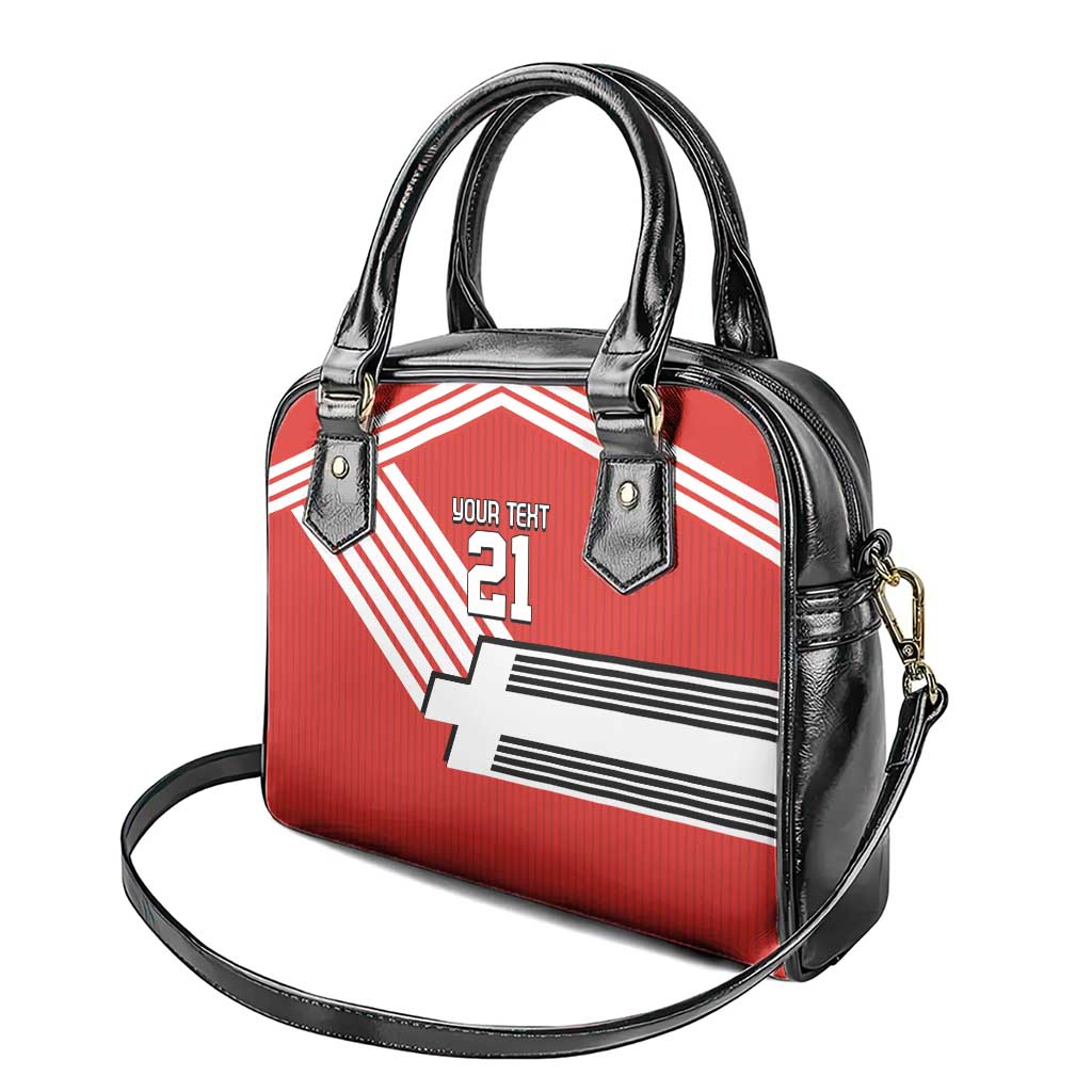 Swiss Football Custom Shoulder Handbag 1990-1992 Retro Red Switzerland Vintage