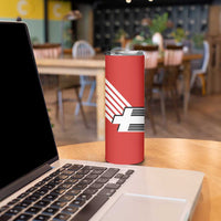 Swiss Football Custom Skinny Tumbler 1990-1992 Retro Red Switzerland Vintage