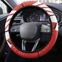 Swiss Football Steering Wheel Cover 1990-1992 Retro Red Switzerland Vintage
