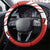 Swiss Football Steering Wheel Cover 1990-1992 Retro Red Switzerland Vintage