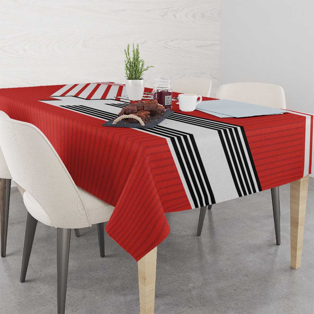 Swiss Football Custom Tablecloth 1990-1992 Retro Red Switzerland Vintage