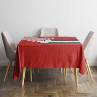 Swiss Football Custom Tablecloth 1990-1992 Retro Red Switzerland Vintage