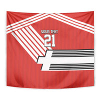 Swiss Football Custom Tapestry 1990-1992 Retro Red Switzerland Vintage