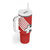 Swiss Football Custom Tumbler With Handle 1990-1992 Retro Red Switzerland Vintage