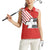Swiss Football Custom Women Sleeveless Polo Shirt 1990-1992 Retro Red Switzerland Vintage