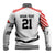 Swiss Football Custom Baseball Jacket 1990-1992 Retro White Switzerland Vintage