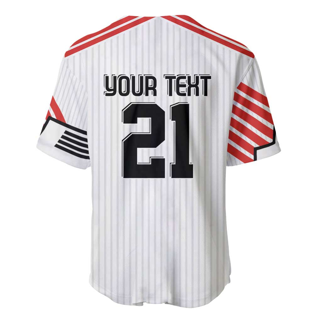 Swiss Football Custom Baseball Jersey 1990-1992 Retro White Switzerland Vintage