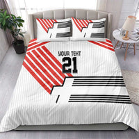Swiss Football Custom Bedding Set 1990-1992 Retro White Switzerland Vintage