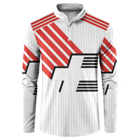 Swiss Football Custom Button Sweatshirt 1990-1992 Retro White Switzerland Vintage