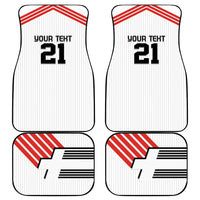 Swiss Football Custom Car Mats 1990-1992 Retro White Switzerland Vintage