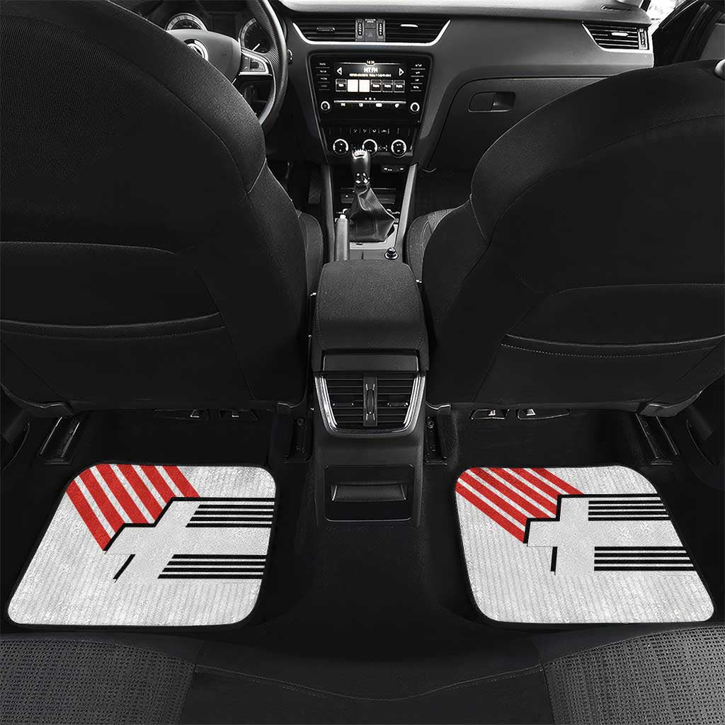 Swiss Football Custom Car Mats 1990-1992 Retro White Switzerland Vintage