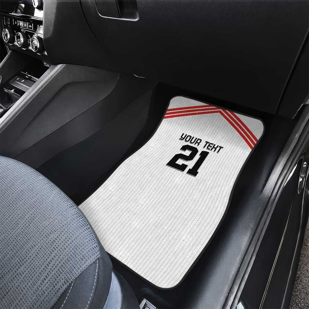 Swiss Football Custom Car Mats 1990-1992 Retro White Switzerland Vintage