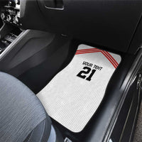 Swiss Football Custom Car Mats 1990-1992 Retro White Switzerland Vintage