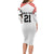 Swiss Football Custom Family Matching Long Sleeve Bodycon Dress and Hawaiian Shirt 1990-1992 Retro White Switzerland Vintage