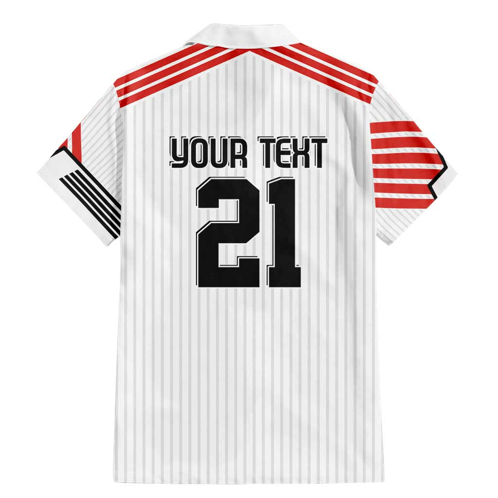 Swiss Football Custom Family Matching Mermaid Dress and Hawaiian Shirt 1990-1992 Retro White Switzerland Vintage