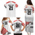 Swiss Football Custom Family Matching Puletasi and Hawaiian Shirt 1990-1992 Retro White Switzerland Vintage