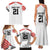 Swiss Football Custom Family Matching Tank Maxi Dress and Hawaiian Shirt 1990-1992 Retro White Switzerland Vintage