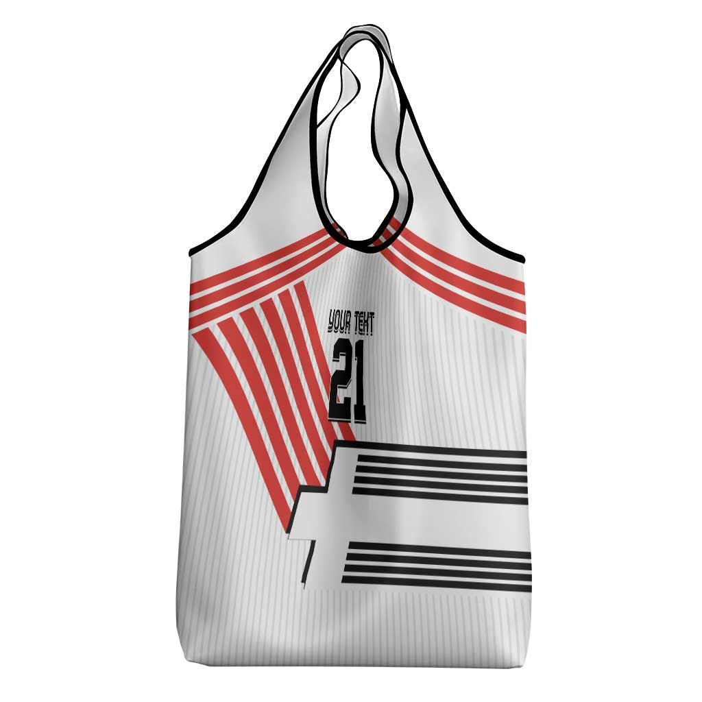 Swiss Football Custom Grocery Bag 1990-1992 Retro White Switzerland Vintage