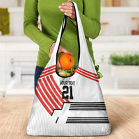 Swiss Football Custom Grocery Bag 1990-1992 Retro White Switzerland Vintage