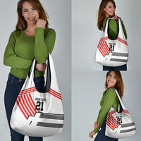 Swiss Football Custom Grocery Bag 1990-1992 Retro White Switzerland Vintage