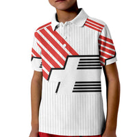 Swiss Football Custom Kid Polo Shirt 1990-1992 Retro White Switzerland Vintage