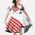 Swiss Football Custom Kid Short Sleeve Dress 1990-1992 Retro White Switzerland Vintage