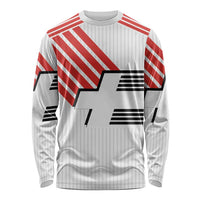 Swiss Football Custom Long Sleeve Shirt 1990-1992 Retro White Switzerland Vintage