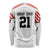 Swiss Football Custom Long Sleeve Shirt 1990-1992 Retro White Switzerland Vintage