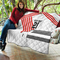 Swiss Football Custom Quilt 1990-1992 Retro White Switzerland Vintage