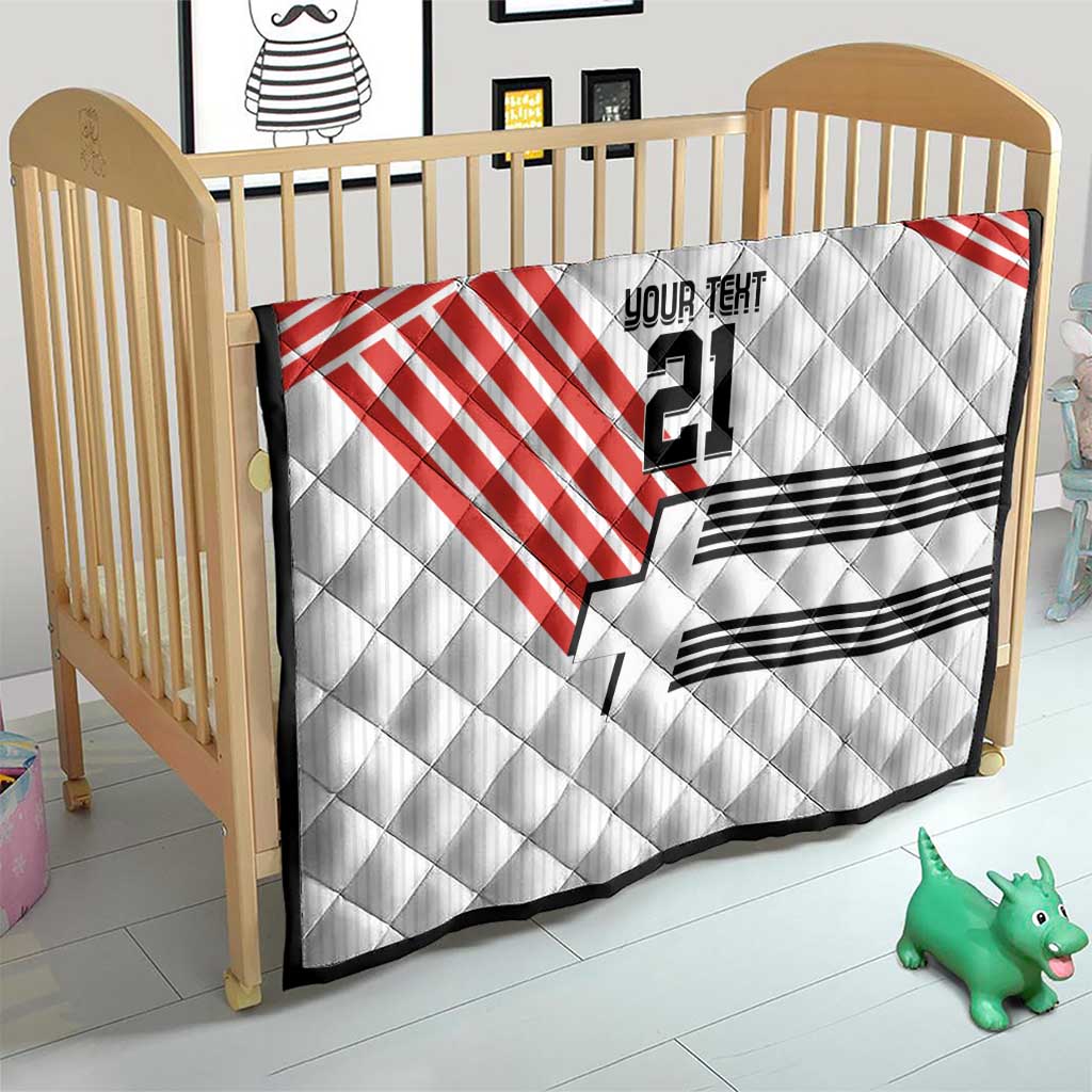 Swiss Football Custom Quilt 1990-1992 Retro White Switzerland Vintage
