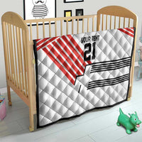 Swiss Football Custom Quilt 1990-1992 Retro White Switzerland Vintage