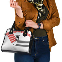 Swiss Football Custom Shoulder Handbag 1990-1992 Retro White Switzerland Vintage