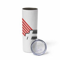 Swiss Football Custom Skinny Tumbler 1990-1992 Retro White Switzerland Vintage