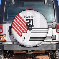 Swiss Football Custom Spare Tire Cover 1990-1992 Retro White Switzerland Vintage