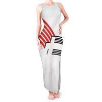 Swiss Football Custom Tank Maxi Dress 1990-1992 Retro White Switzerland Vintage