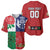Custom British Lions Baseball Jersey Combination of England Irish Scottish Welsh