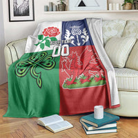 Custom British Lions Blanket Combination of England Irish Scottish Welsh
