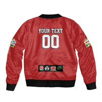 Custom British Lions Bomber Jacket Combination of England Irish Scottish Welsh