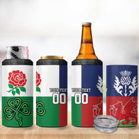 Custom British Lions 4 in 1 Can Cooler Tumbler Combination of England Irish Scottish Welsh