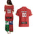 Custom British Lions Couples Matching Puletasi and Hawaiian Shirt Combination of England Irish Scottish Welsh